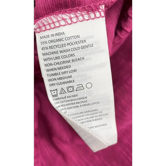 Prana Ocupas Popover Shirt Size Small Orchid Bloom Pink Top New - Picture 9 of 9